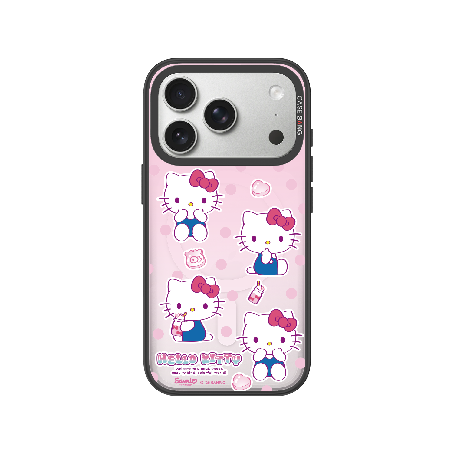 Kitty Sticker snap-on phone case cover – Sanrio Hello Kitty ImagiSnap Case for iPhone & Samsung | CaseBang
